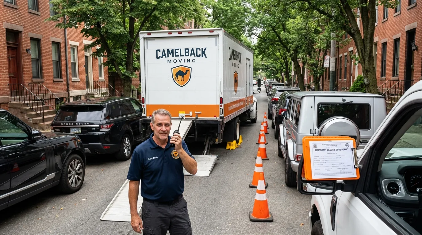 City street loading permit setup in Plymouth, ME